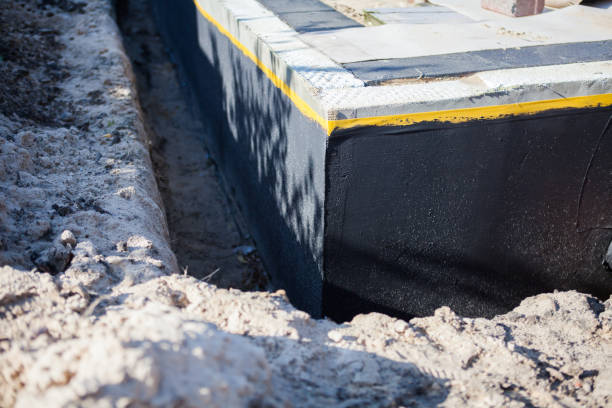 Professional Exterior Waterproofing technician working in Horsham, PA